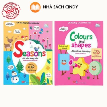 Sách Combo Lật Mở Khám Phá: Các Mùa Trong Năm + Màu Sắc Và Hình Dạng | Nhà Sách Cindy
