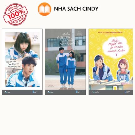 Sách Điều Tuyệt Vời Nhất Của Thanh Xuân (Combo 2 Tập Tiểu Thuyết + Truyện Tranh) | Nhà Sách Cindy