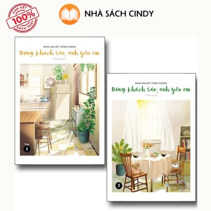 Bìa sách Đừng Khách Sáo Anh Yêu Em (Trọn Bộ 2 Tập), phát hành bởi Nhà Sách Cindy.