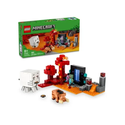 Đồ chơi lắp ráp Cuộc phục kích cổng địa ngục Nether LEGO MINECRAFT